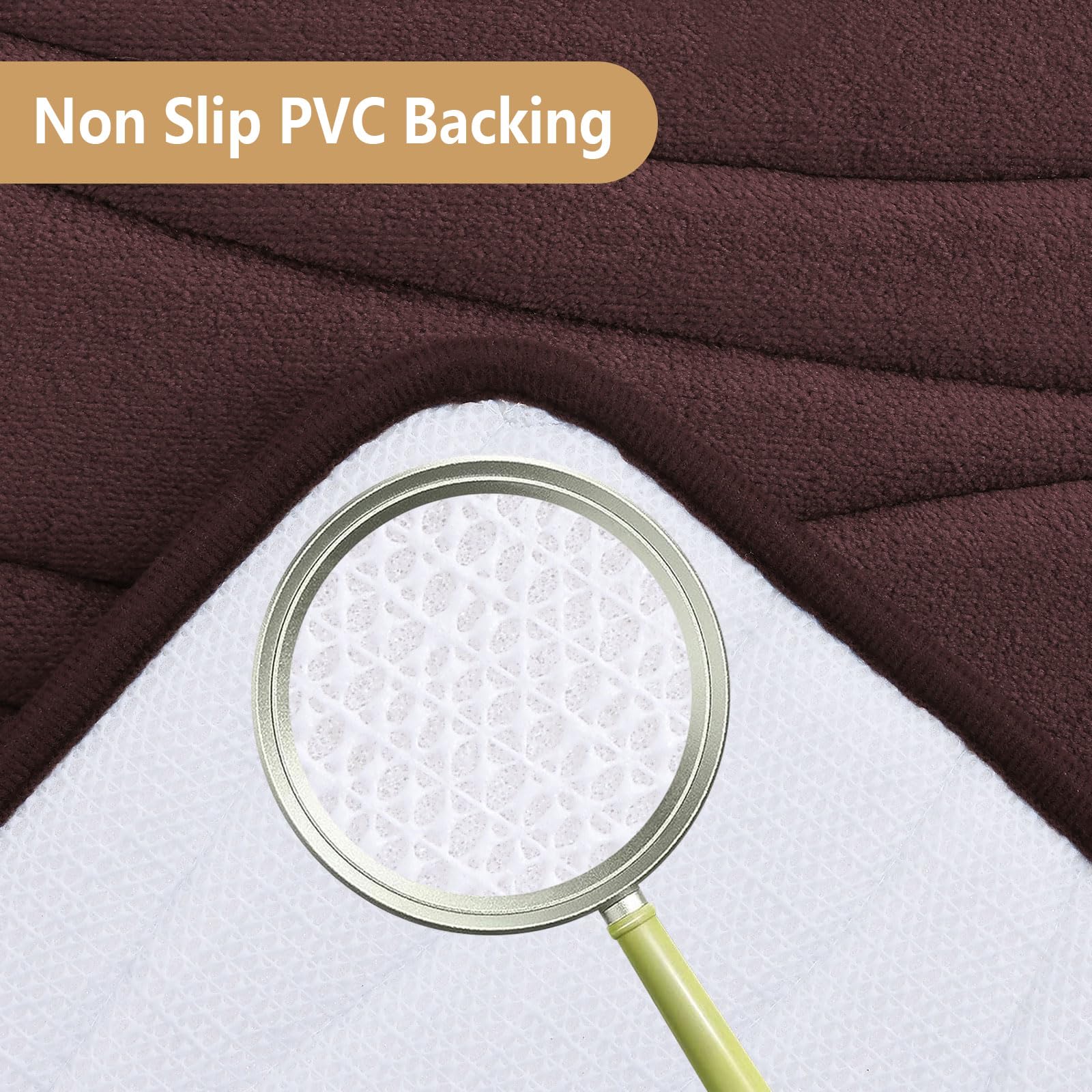 Buganda Memory Foam Bathroom Rug Mat 59X20, Extra Soft And Absorbent Bath Mats, Non-Slip And Machine Washable Bath Rugs For Bath